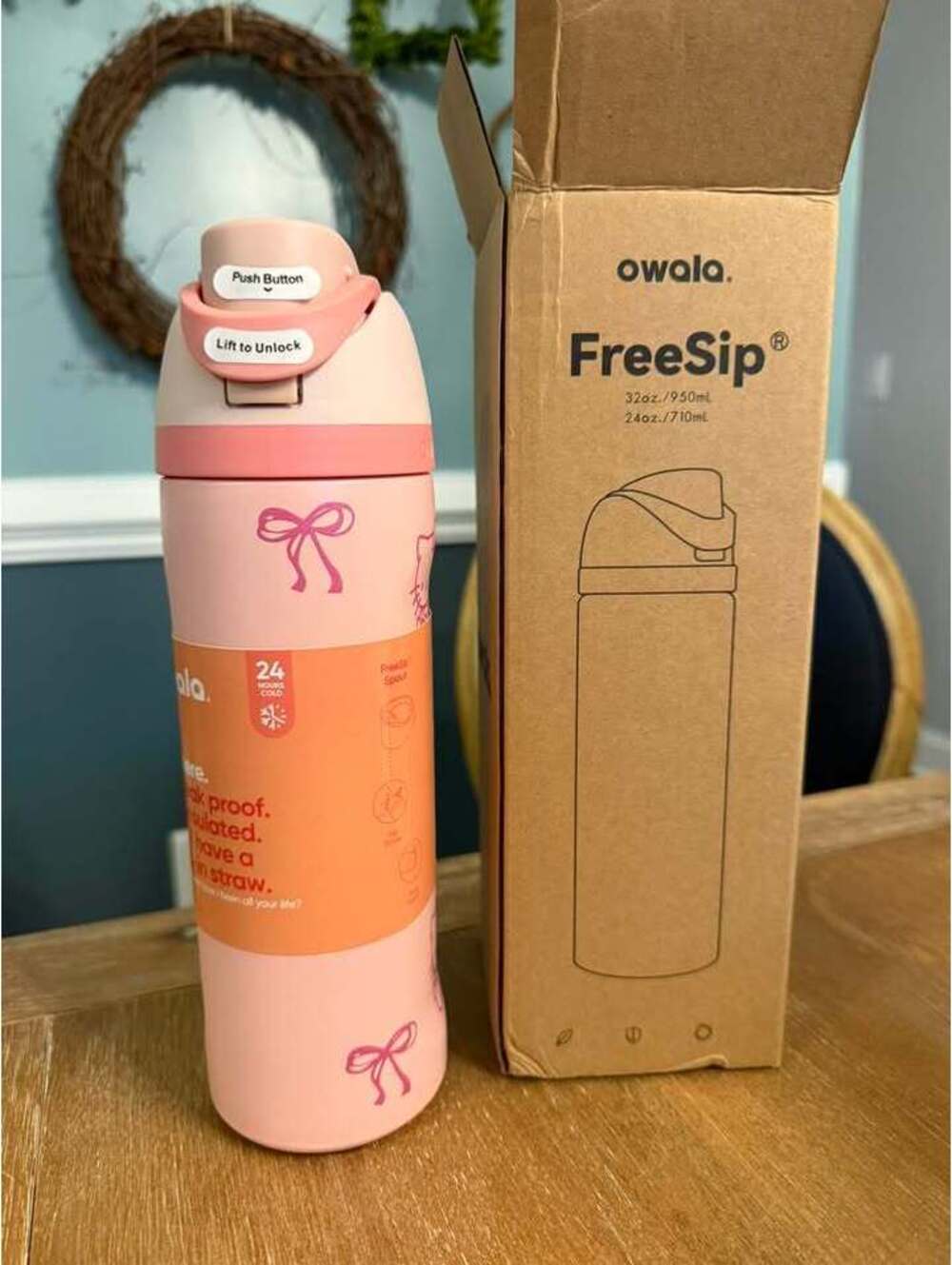 NEW Owala x Hello Kitty FreeSip 24 oz – Pink 🎀